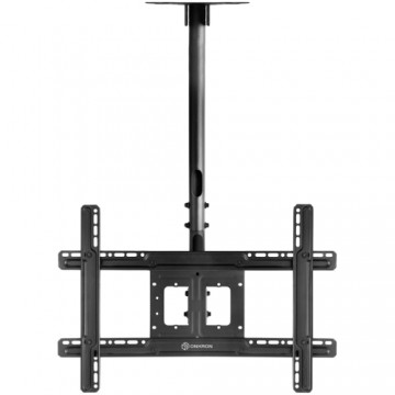 ONKRON Потолочный кронштейн для телевизора, регулируемый по высоте, для ЖК-телевизоров LED с диагональю от 32 до 80 дюймов, черный