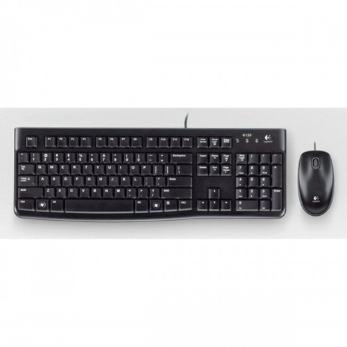 Клавиатура Logitech LGT-MK120-US Чёрный Нидерландский QWERTY image 5