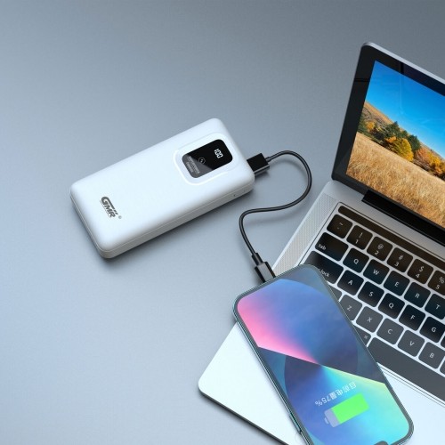 Powerbank Goms Uzlādējams Balts USB-C image 2