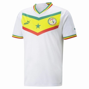 Vīriešu Īsroku Futbola Krekls Puma Senegal Balts