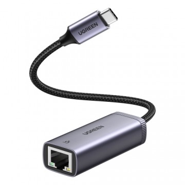 Ugreen external USB Type C network adapter - RJ45 1Gbps (1000Mbps) gray (40322 CM483)