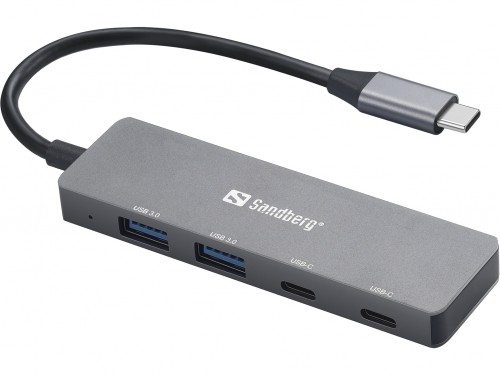Sandberg 136-50 USB-C to 2xUSB-A+2xUSB-C Hub image 1