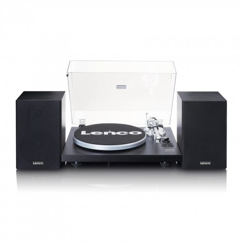 Vinyl record player with 2 external speakers Lenco LS500BK black image 1