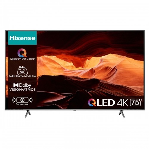 Смарт-ТВ Hisense 65E7KQ 65" 4K Ultra HD D-LED QLED image 1