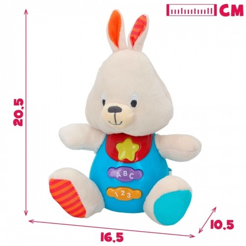 Плюшевая игрушка, издающая звуки Winfun Кролик 17 x 17,5 x 10 cm (6 штук) image 2
