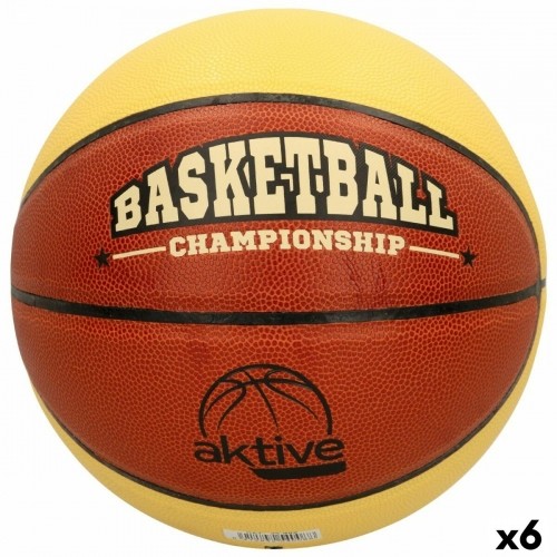 Basketbola bumba Aktive 5 Bēšs Oranžs PVC 6 gb. image 1
