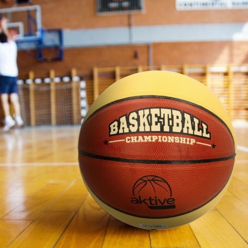 Basketbola bumba Aktive 5 Bēšs Oranžs PVC 6 gb. image 3