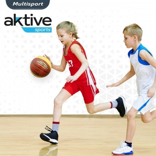 Basketbola bumba Aktive 5 Bēšs Oranžs PVC 6 gb. image 4