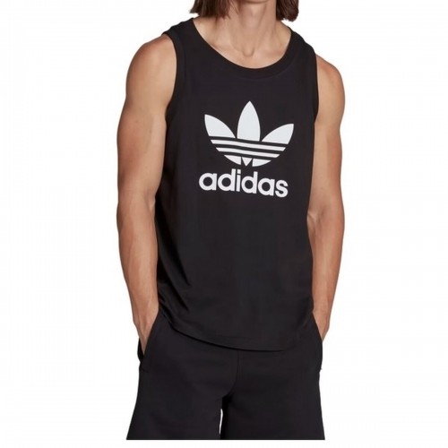 Vīriešu Īsroku T-krekls Adidas TREFOIL TANK IA4811  Melns image 1