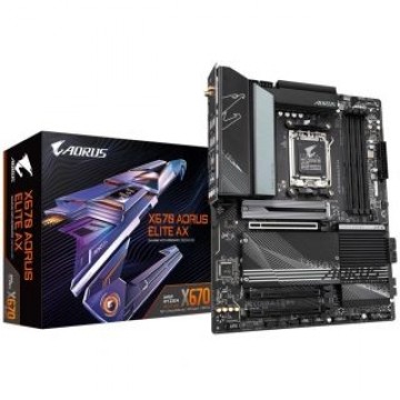 Gigabyte  
         
       Mainboard||AMD X670|SAM5|ATX|Memory DDR5|Memory slots 4|1xPCI-Express 3.0 16x|1xPCI-Express 4.0 16x|2xM.2|1xHDMI|4xUSB 2.0|8xUSB 3.2|1xUSB-C|1xRJ45|3xAudio port|X670AORUSELITEAX1.2