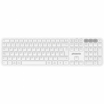 Bluetooth-клавиатура Phoenix K300 Белый Испанская Qwerty