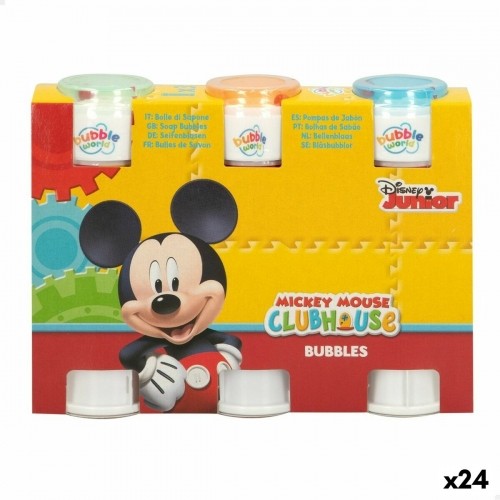 Bubble blower set Mickey Mouse 3 Предметы 60 ml (24 штук) image 1
