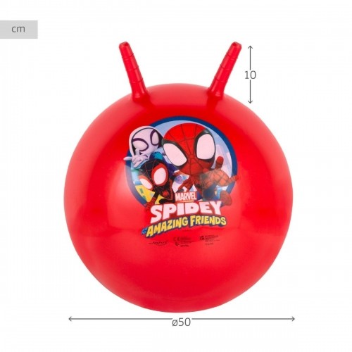 Šokinėjantis kamuolys Spidey Ø 45 cm Sarkans (10 gb.) image 4