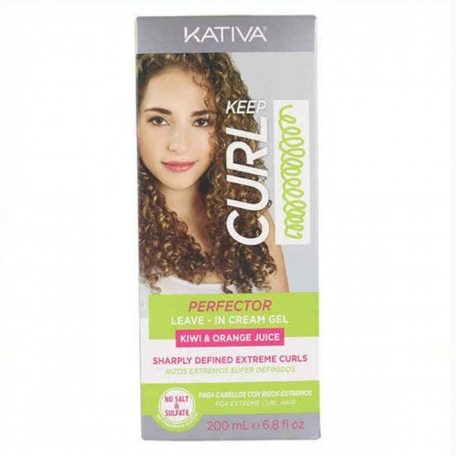 Lokas Veidojošs Krēms Keep Curl Perfector Leave In  Kativa KT00370 (200 ml) image 1