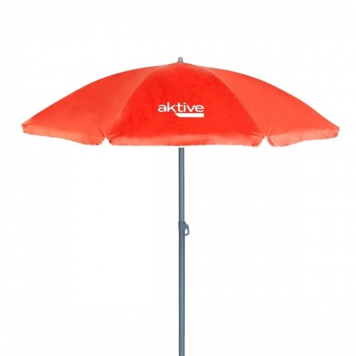 Пляжный зонт Aktive UV50 Ø 180 cm Korāļi Poliesters Alumīnijs 180 x 187 x 180 cm (12 gb.) image 2