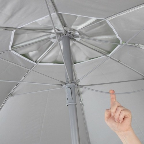 Пляжный зонт Aktive UV50 Ø 180 cm Korāļi Poliesters Alumīnijs 180 x 187 x 180 cm (12 gb.) image 3