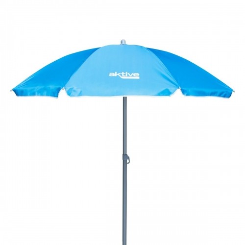 Пляжный зонт Aktive UV50 Ø 180 cm Zils Poliesters Alumīnijs 180 x 187,5 x 180 cm (12 gb.) image 2