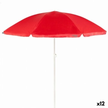 Пляжный зонт Aktive UV50 Ø 160 cm Poliesters Metāls 160 x 166 x 160 cm (12 gb.)