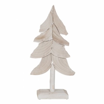 Bigbuy Christmas Новогодняя ёлка Белый Древесина павловнии 29 x 12 x 62 cm