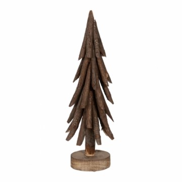 Bigbuy Christmas Jaungada eglīte Brūns Paulovnijas koks 21 x 21 x 60 cm