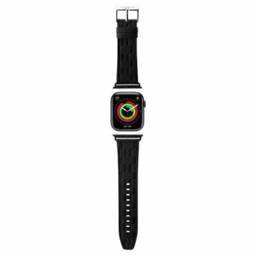 Karl Lagerfeld Saffiano Monogram strap for Apple Watch 38|40|41mm - black