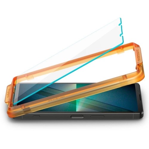 TEMPERED GLASS Spigen ALM GLAS.TR 2-PACK SONY XPERIA 5 V CLEAR image 4
