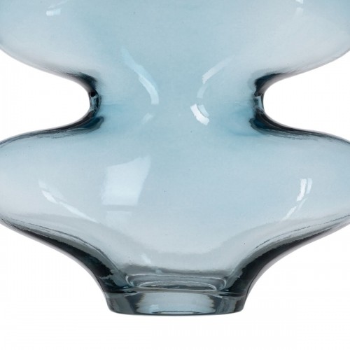 Bigbuy Home Vāze Zils Stikls 18 x 7,5 x 21,5 cm image 2