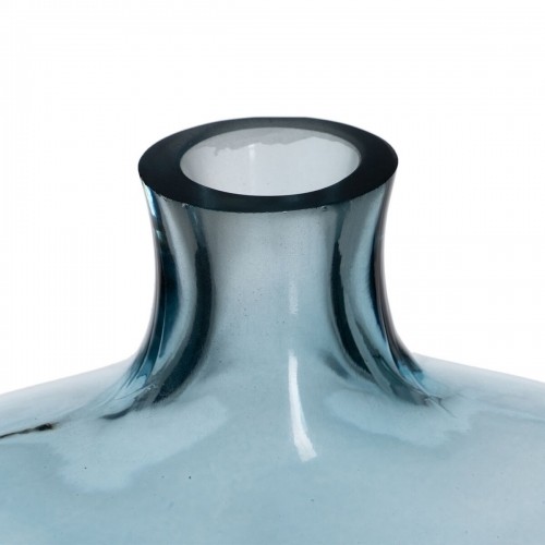 Bigbuy Home Vāze Zils Stikls 18 x 7,5 x 21,5 cm image 5