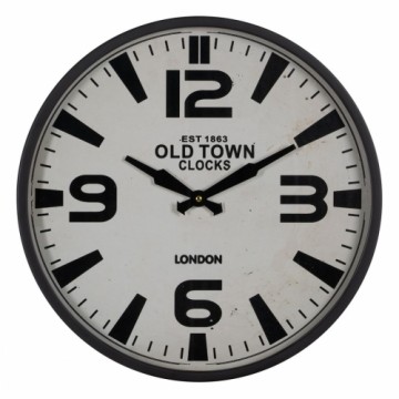 Bigbuy Home Настенное часы Белый Чёрный Железо 46 x 46 x 6 cm