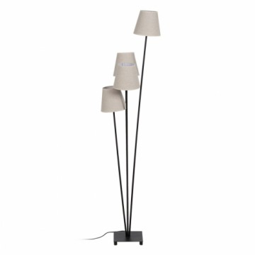 Bigbuy Home Grīdas lampa Brūns Melns Krēmkrāsa Dzelzs 60 W 220-240 V 30 x 36 x 144 cm