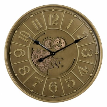 Bigbuy Home Настенное часы Позолоченный Железо 60 x 8 x 60 cm