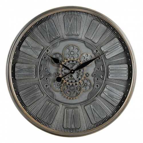 Bigbuy Home Настенное часы Серый Стеклянный Железо 69,5 x 9 x 69,5 cm (3 штук) image 1