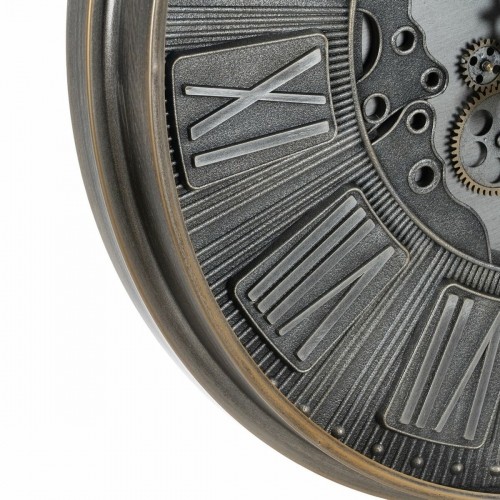 Bigbuy Home Настенное часы Серый Стеклянный Железо 69,5 x 9 x 69,5 cm (3 штук) image 5