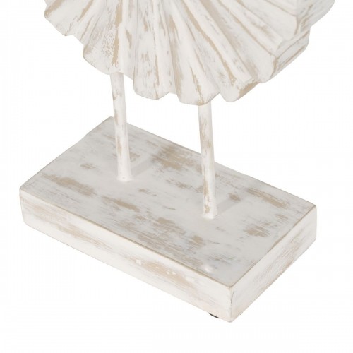 Bigbuy Home skulptūra Balts Bēšs Gredzens 25,5 x 9,5 x 37 cm image 3