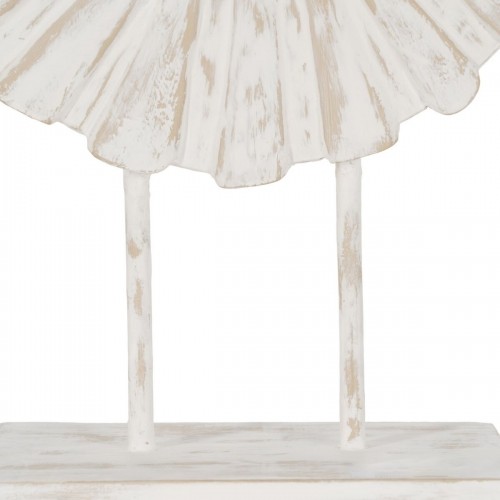 Bigbuy Home skulptūra Balts Bēšs Gredzens 25,5 x 9,5 x 37 cm image 4