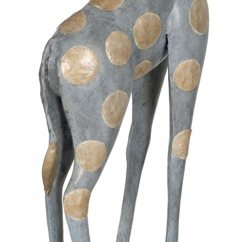 Bigbuy Home Dekoratīvās figūriņas Pelēks Bronza Žirafe 27 x 12 x 100 cm image 3