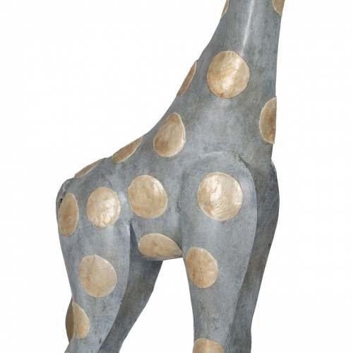 Bigbuy Home Dekoratīvās figūriņas Pelēks Bronza Žirafe 27 x 12 x 100 cm image 4