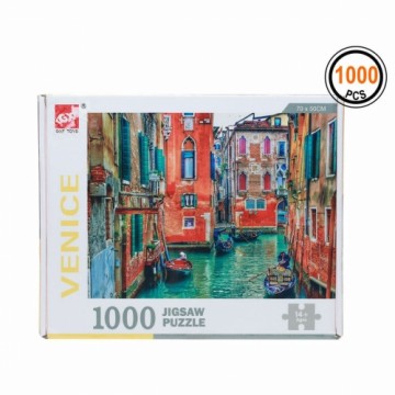 Bigbuy Kids Puzle un domino komplekts Venice 25 x 20 cm