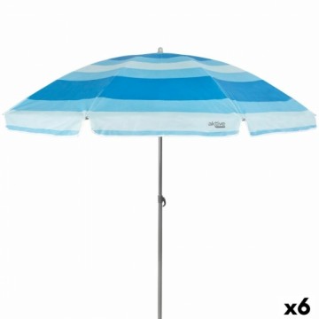 Пляжный зонт Aktive Zils Poliesters 200 x 194,5 x 200 cm (6 gb.)