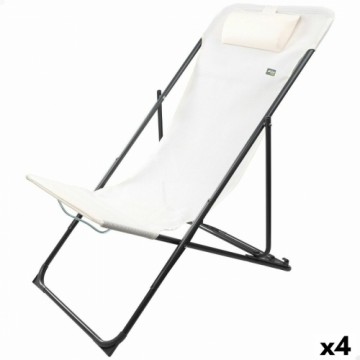 Atzveltnes krēsls Aktive Balts 53 x 87 x 78 cm (4 gb.)
