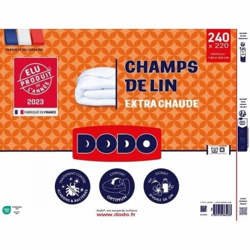 Sega DODO Champs de Lin Balts 450 g/m² 220 x 240 cm (Divguļamā gulta) image 5