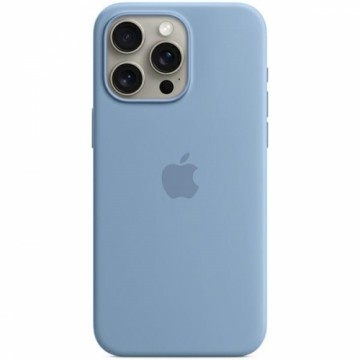 Etui Apple MT1L3ZM|A iPhone 15 Pro 6.1" MagSafe zimowy błękit|winter blue Silicone Case