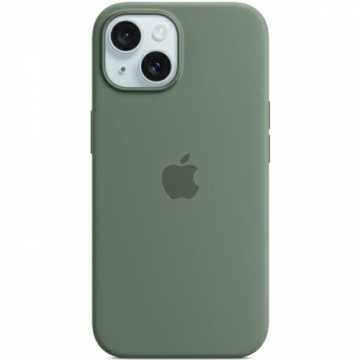 Etui Apple MT0X3ZM|A iPhone 15 | 14 | 13 6.1" MagSafe zielony cyprysowy|cypress Silicone Case