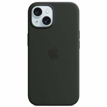 Etui Apple MT0J3ZM|A iPhone 15 | 14 | 13 6.1" MagSafe czarny|black Silicone Case