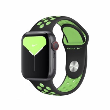 MXQW2FE|A Apple Watch 40mm Black| Lime Blast Nike Sport Band