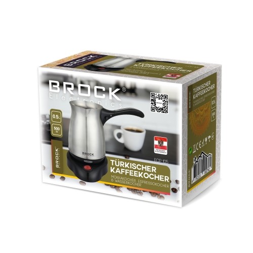 Brock Electronics Turku kafijas pagatavotājs —  moka, espresso,  tējkanna, 0,5 l, image 2