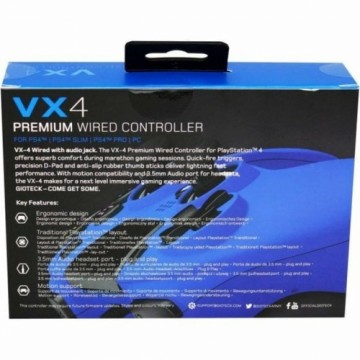 Spēles Kontrole GIOTECK VX4PS4-42-MU Zils Bluetooth PC