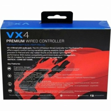 Spēles Kontrole GIOTECK VX4PS4-43-MU Sarkans Bluetooth PC