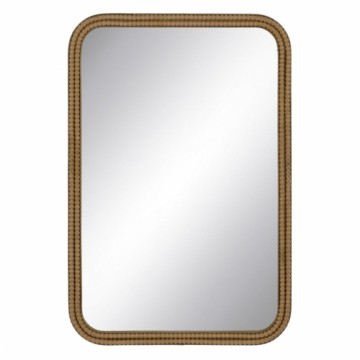 Bigbuy Home Sienas spogulis Dabisks Sveķi 52 x 2 x 77 cm