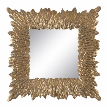 Bigbuy Home Sienas spogulis Bronza Stikls Dzelzs 74 x 7,5 x 74 cm